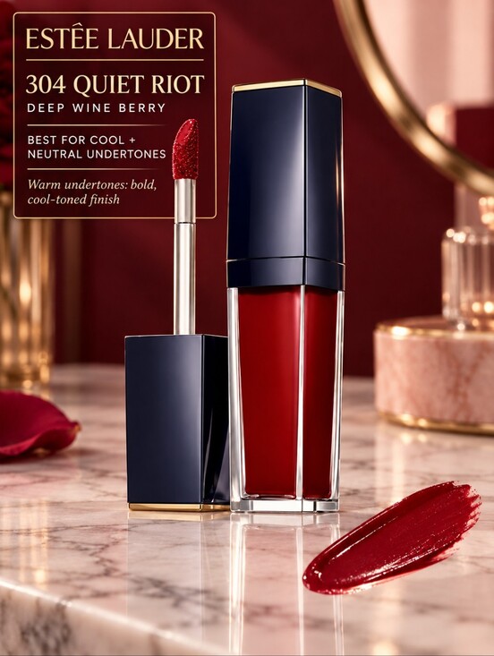 Other - FALL🍂🍁Estee Lauder Liquid Lipstick - Deep Red Satin Finish